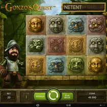 KnightSlots - Gonzo's Quest Slot Game - NetEnt
